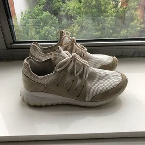 Adidas White Radial Tubular - Size 9.5